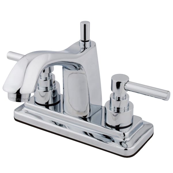 KS8641EL 4" Centerset Bathroom Faucet, Polished Chrome